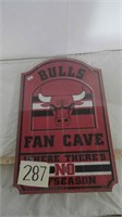 Bulls Fan Cave Sign