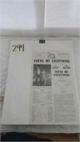(7) Advertisement Lot – You’re My Everything /The