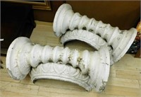 Large Architectural Greek Ionic Column Capitals.