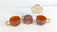 Vintage Marigold Carnival Cups & More