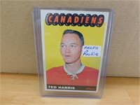 1965-66 Ted Harris Rookie Hockey Card