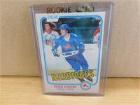 1981-82 Peter Stastny Rookie Hockey Card