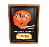 EARLY HUDEPHOL/ BENGALS BEER SIGN!