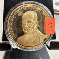 DWIGHT D EISENHOWER PROOF TOKEN COIN