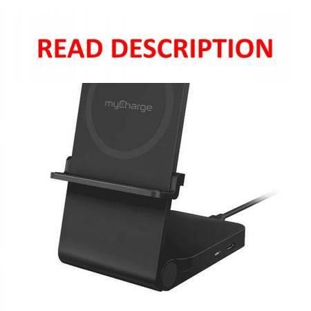 myCharge 2-in-1 Charging Stand, 15W Wireless