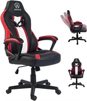 JOYFLY Gaming Chair with Lumbar Support, Black-Red