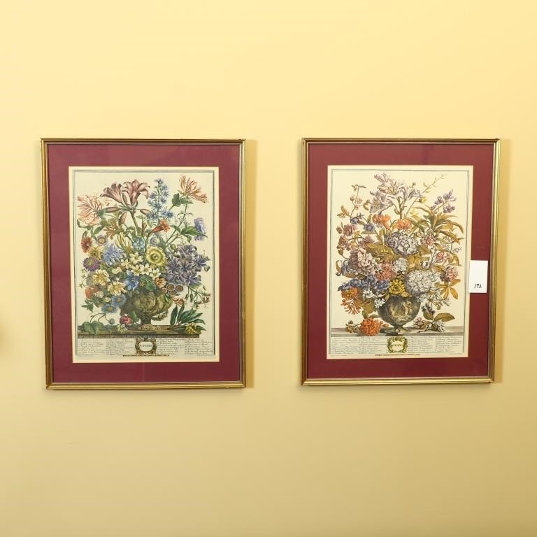 July and October Botanical prints
