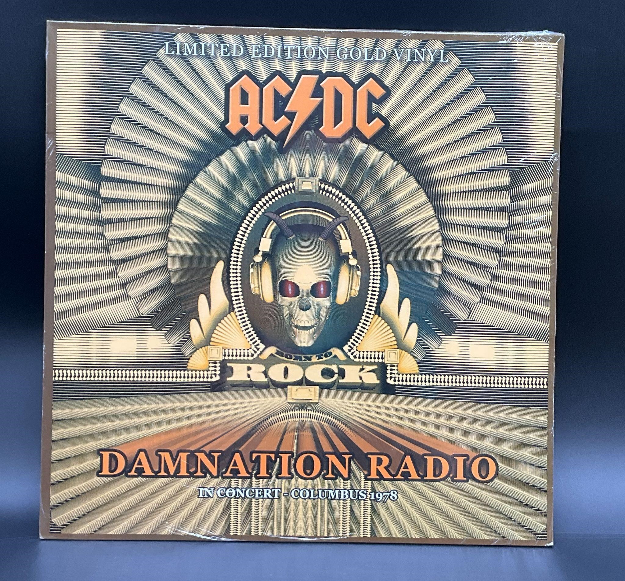 Sealed 2016 AC/DC "Damnation Radio.." Gold LP