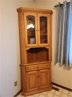 China Cabinet - measures 35"x19"x79". Comes in 2