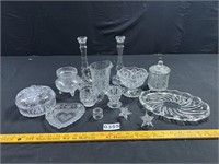 Large Lot of Clear Glassware