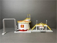 MTH / Rail King Shell Operating Storage Tank and C