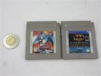 2 jeux pour Nintendo Game Boy dont Batman