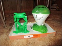 Box lot-rival ice chopper and frog can crusher