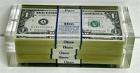 $500 1069 PAPERWEIGHT BILLS NOTES