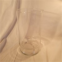 Large clear glass vass