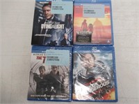 Lot of 4 Blu-Ray Movies