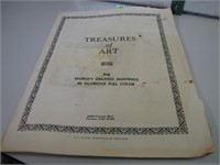 18 Vtg 1937 Treasures of Art (Largest is 14" x 10"