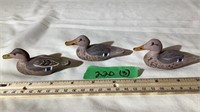 3Duck  Carvings by Lyle Kitchen Small