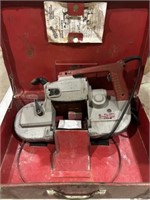 PORTABLE BAND SAW, MILWAUKEE, MDL 6230, W/ CASE