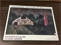 2004 Columbia festival of the arts framed print
