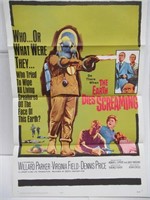 The Earth Dies Screaming 1964 Tri-Fold Poster
