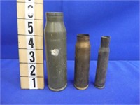 (3) Brass Shell Casings