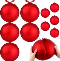 Extra Large Shiny Christmas Ball Ornaments BLUE