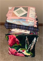 Assorted Blankets and Pillow