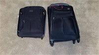 2 Black Suitcases - Check In and Carry On