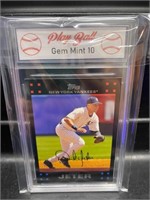 2007 Topps Derek Jeter Card Graded 10