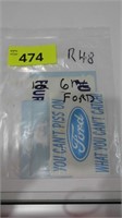(12) GMC & Ford Decals (R48)