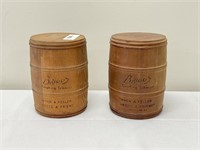 Briggs Smoking Tobacco Wooden Barrell Humidors