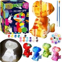 Dinosaur Lamp Paint Kit for Kids 3 sets