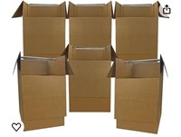 6 Uboxes Wardrobe Boxes  w Bars