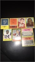 1960s Philadelphia vintage football card lot