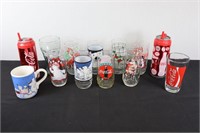 Assorted Coca-Cola Glasses