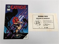 Catfight #1 Zyskowski /1500 Auto Comic W/ COA