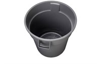 AmazonCommercial Heavy Duty Round Garbage Can, Gr