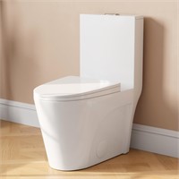 DeerValley Toilet, Elongated One Piece Toilet for