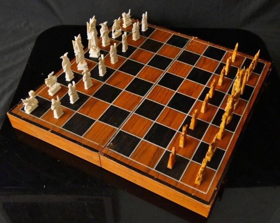 Antique Chinese Chess set