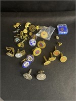 Group of cufflinks and pins US Senate US House of