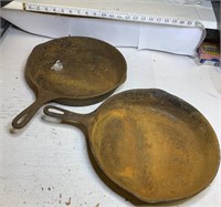 Cast fry pans 1 WAGNER 10 INCH