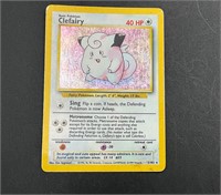 Clefairy 5/102 Holo Base Set Pokemon Card