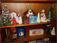 Christmas Decorations (Trees,Snowman,Noel Bell)