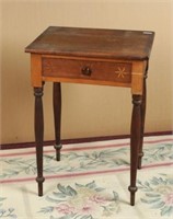 Country American Sheraton One Drawer Stand