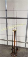 Fishing Poles with Holder