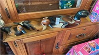 Vintage - wooden ducks- 3 sizes/lot of 3