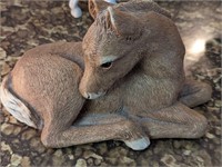 SANDICAST DEER SCULPTURE