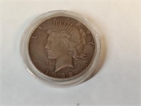 1922  silver Peace dollar
