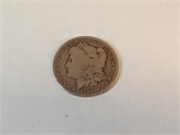 1890 Morgan silver dollar